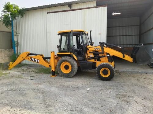 Earthmoving equipment undergoing repair